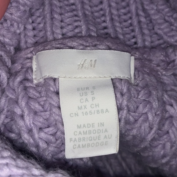 Lavender H&M Knit Sweater - Picture 3 of 3